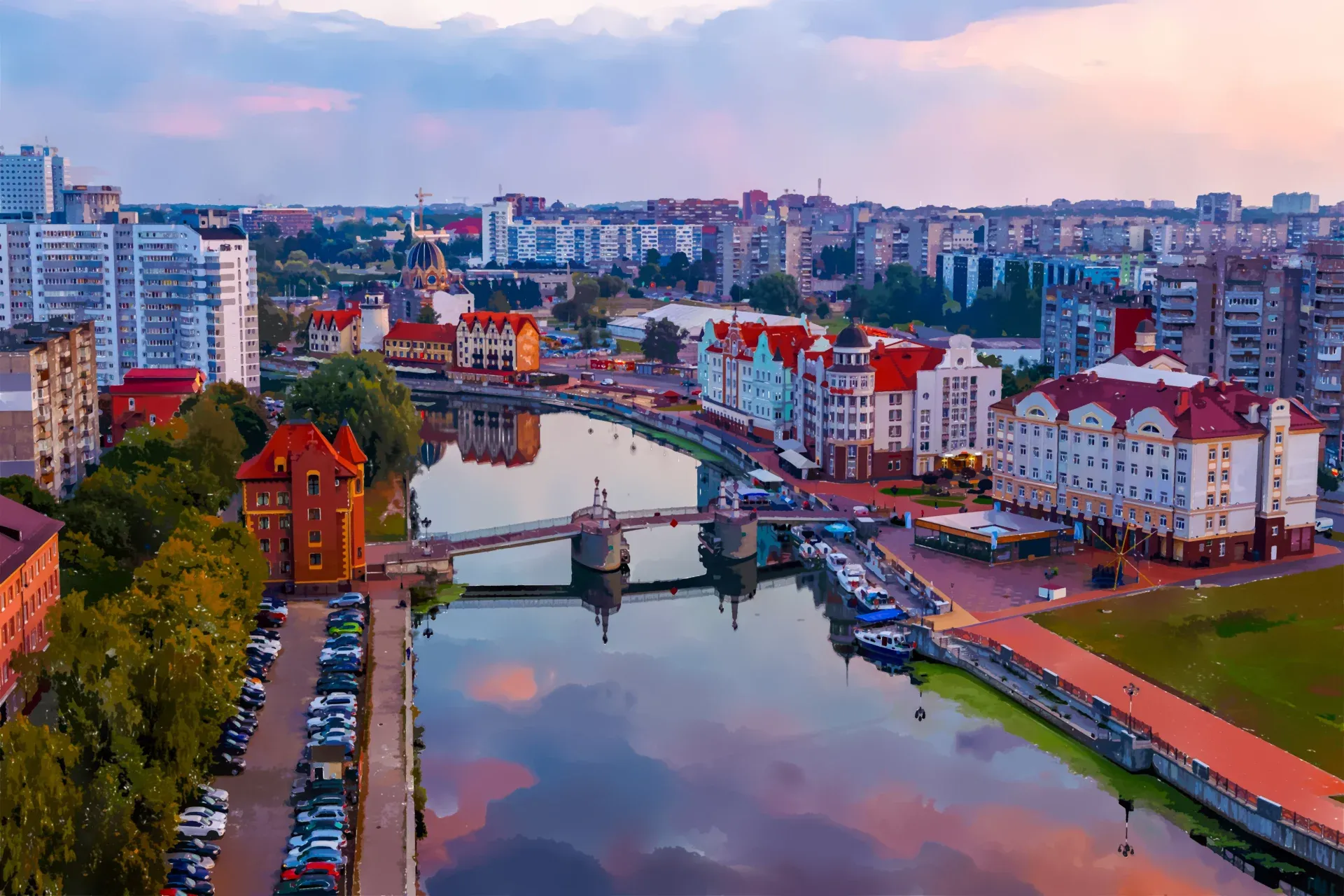 Балтийск, Гвардейск, Правдинск, Зеленоградск, Светлогорск, Черняховск и др.